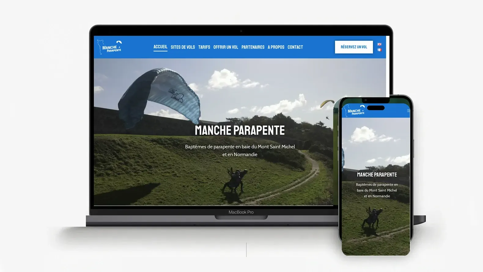 Projet Manche Parapente - Studio Lenuaj