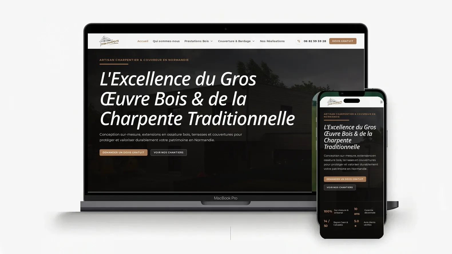 Projet Dillée Charpente - Studio Lenuaj