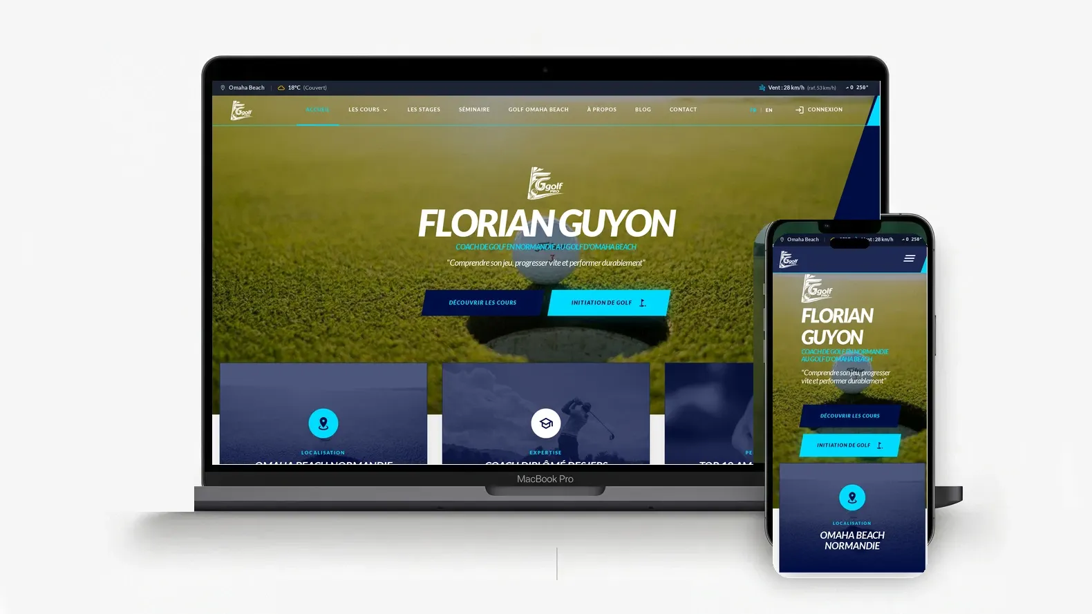 Réalisation Studio Lenuaj - Florian Guyon Golf