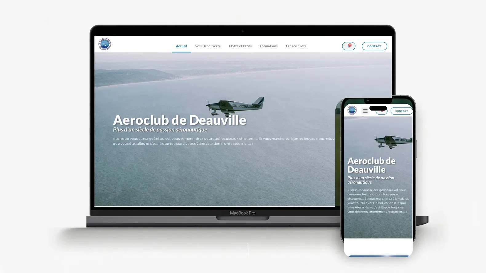 Réalisation Studio Lenuaj - Aéroclub de Deauville
